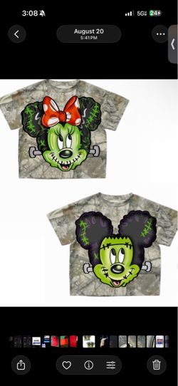 Halloween Disney Frankenstein themed shirts sweaters