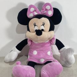 Disney Minnie Mouse 10" Plush Pink dress Stuffed Animal Just Play LLC