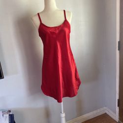 New Silk red Night  Gown .