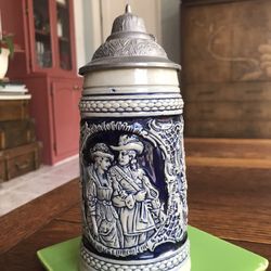 Rare Vintage Walt Alt-Grenzau Beer Stein 1894