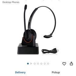 Spracht HS-2060 USB/BT Combo Wireless Bluetooth Headset with DSP Noise Cancellation | USB Headset with 12/H Talk Time | Headset with Mic Compatible wi