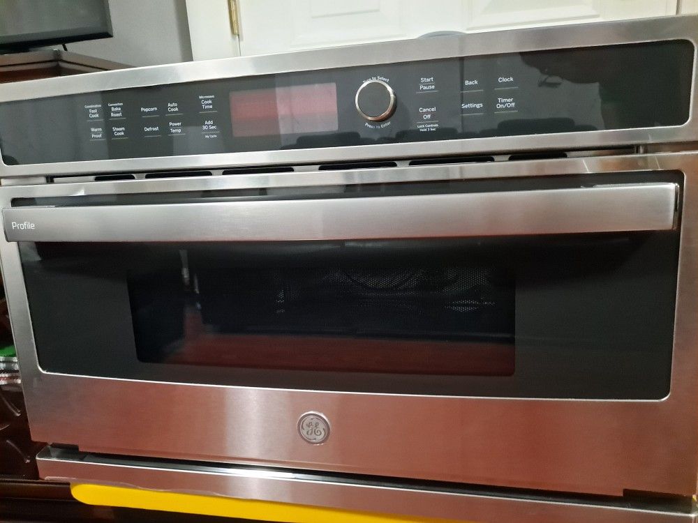 Profile 1.7 cu. ft. Built-In Microwave in Stainless Steel with Convection Cooking