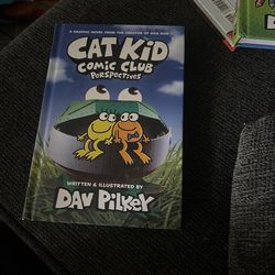Cat kid dog man book