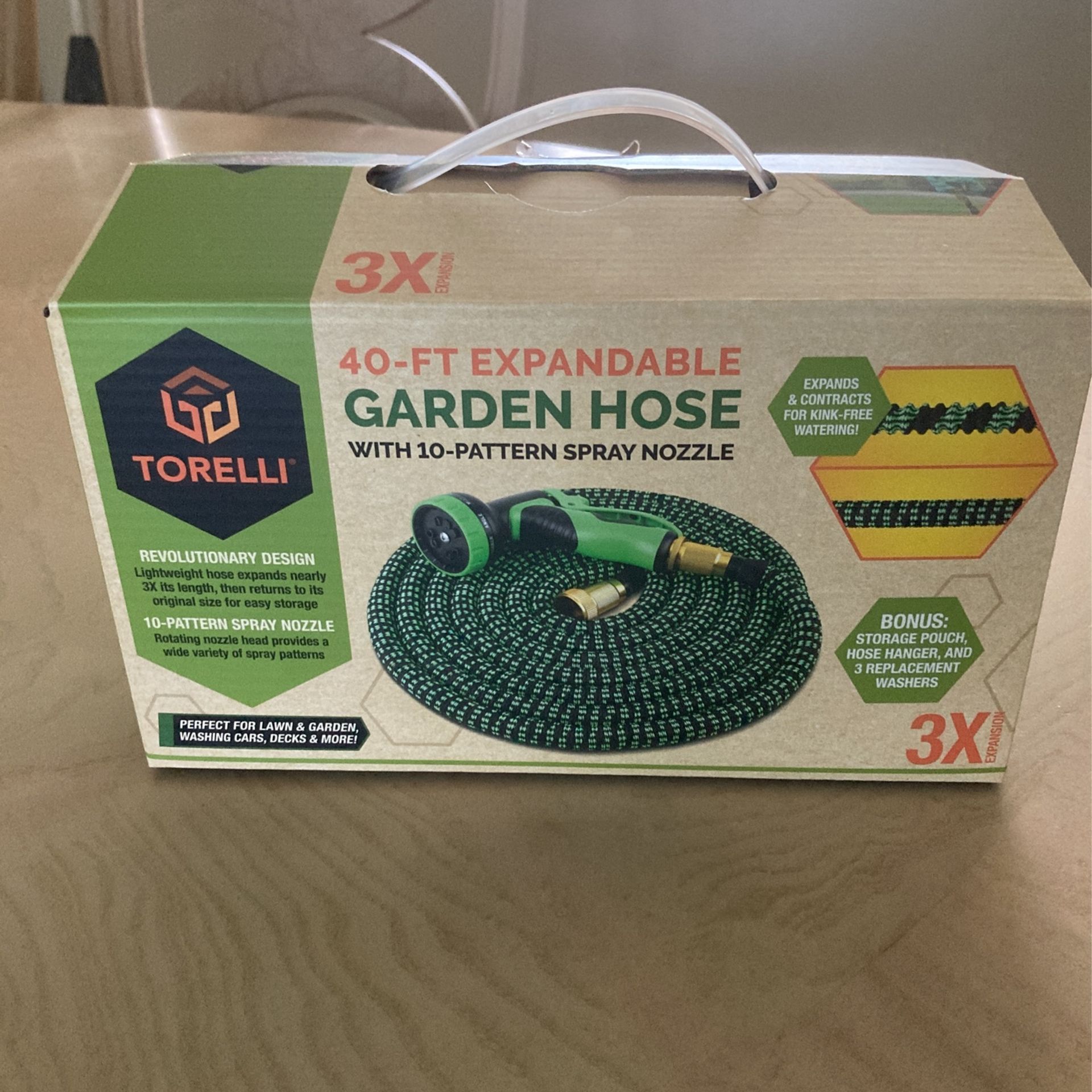 Torelli 40-Foot Expandable Garden Hose