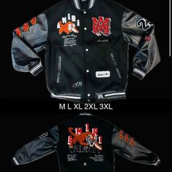 Black Amiri Varsity Jackets 