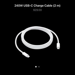 Apple USB-C 240W Charge Cable (2m) Brand New