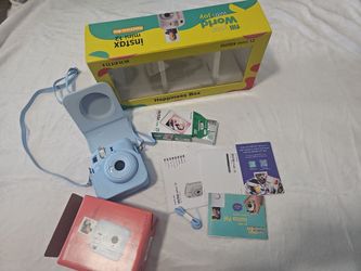 Fujifilm Instax Mini 12 Camera Bundle – Like New (Used Twice!) + Film & Accessories