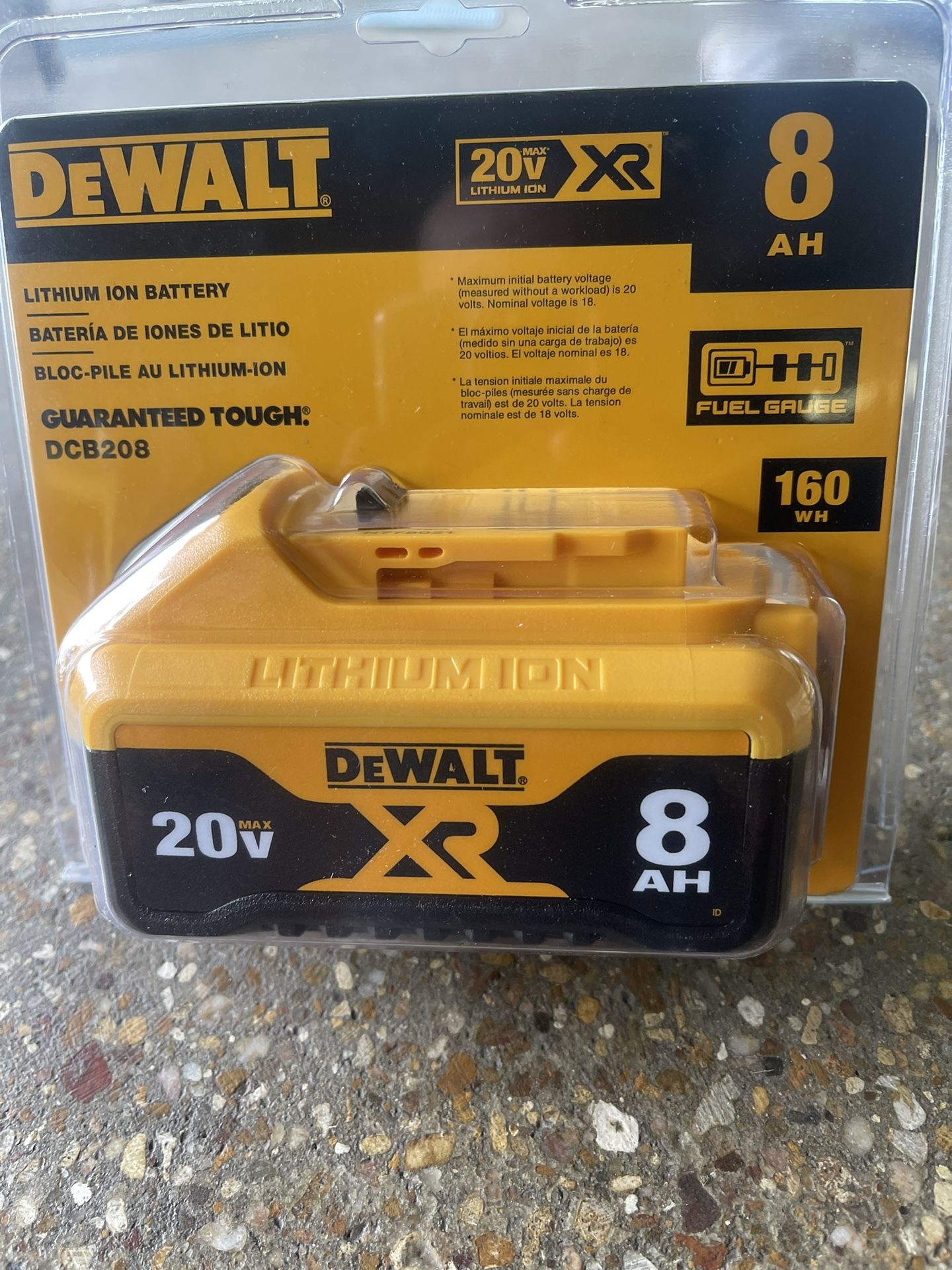 20v Dewalt 8Ah Battery 