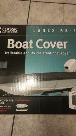 Boat cover 14/16 ft vhull