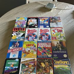 16 Nintendo NES CIB Games 
