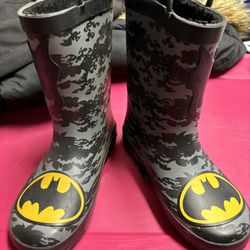 Kids Batman Rain Boots