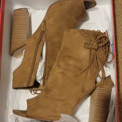 Tan Booties