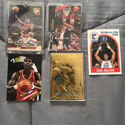 baseball and basketball cards