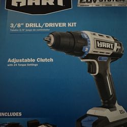 Hart Drill/Driver Kit New 3/8”