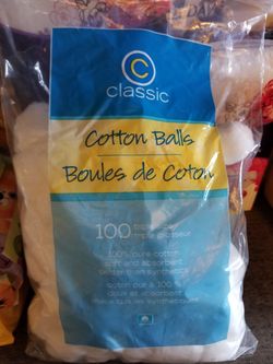 Bags of Cotton Balls - 100 count