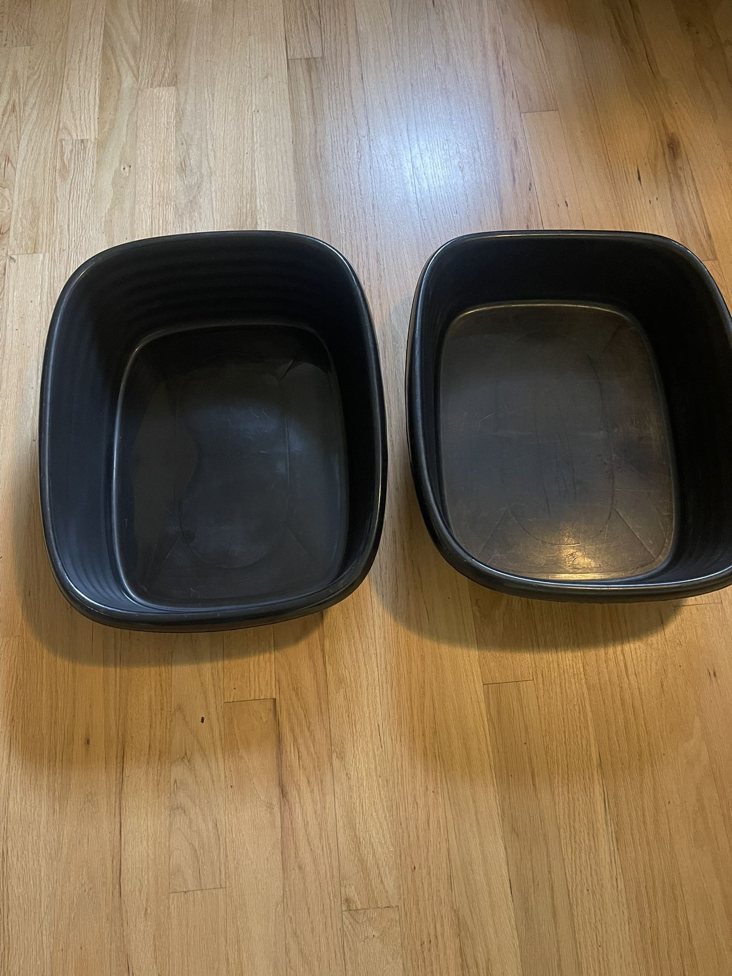 Cat Litter Box, 18-12”x14-3/4” Each  $5