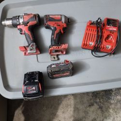 Milwaukee Drill And Inpact 