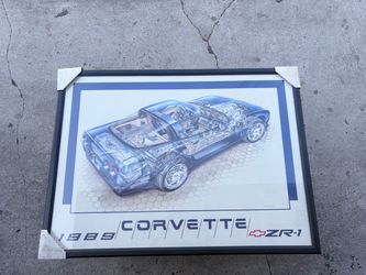 1989 Chevrolet Corvette ZR-1 Artwork