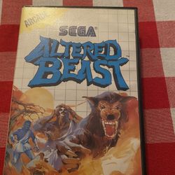 Altered Beast Sega Master System Game 