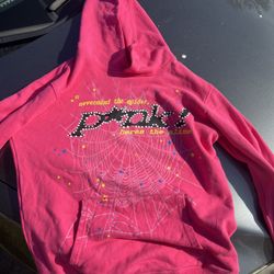 Spider Worldwide pink hoodie (size M)