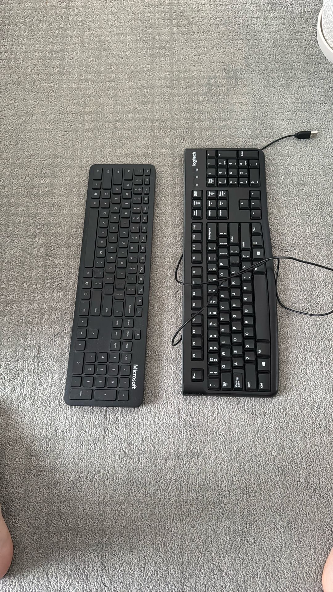 Wireless and Wired Keyboard