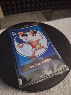 Dodgers x Luffy One Piece Promo Trading Card