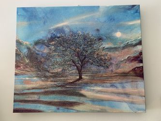 23” wide by 20” long canvas art