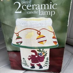 Vintage Christmas Lamp 2 Piece
