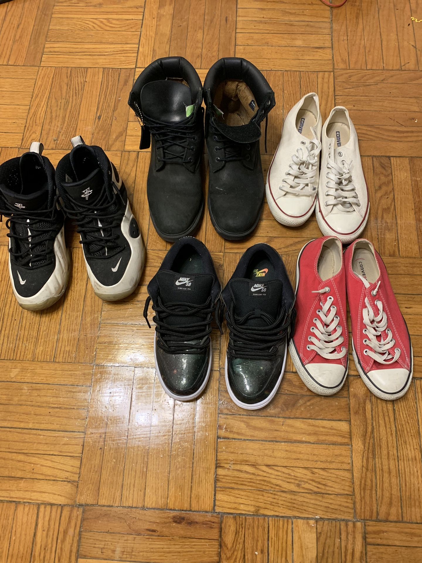 Nike SB, Timberland, Converse, Jordan, Forms for sale