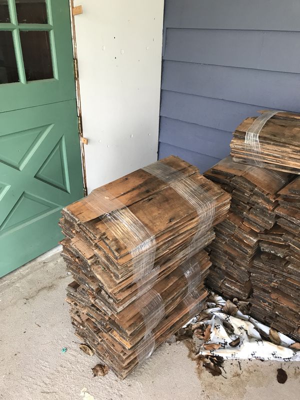 Real Cedar shakes / shingles Reclaimed- 13 bundles for ...