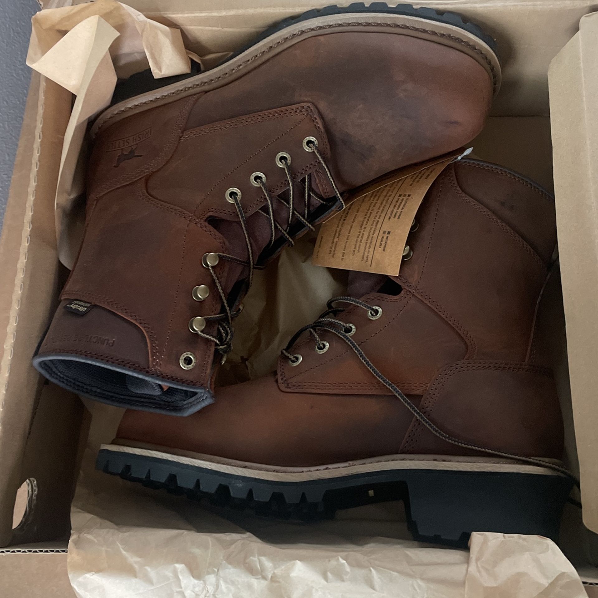 Red Wing Irish Setter Water Proof/steel Toe Boots