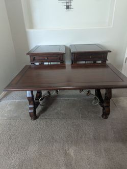 Lane Furniture National Geographic Collection 3 Piece Table Set (Coffee table + 2 End tables)
