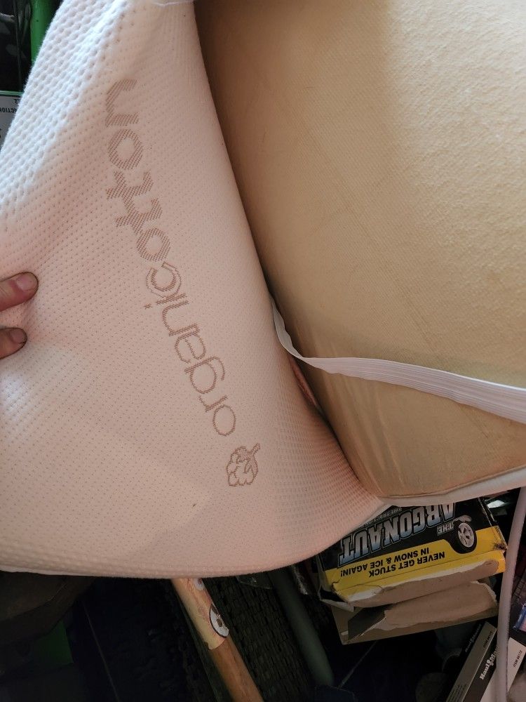 Memory Foam Organic Cotton Mattress Topper