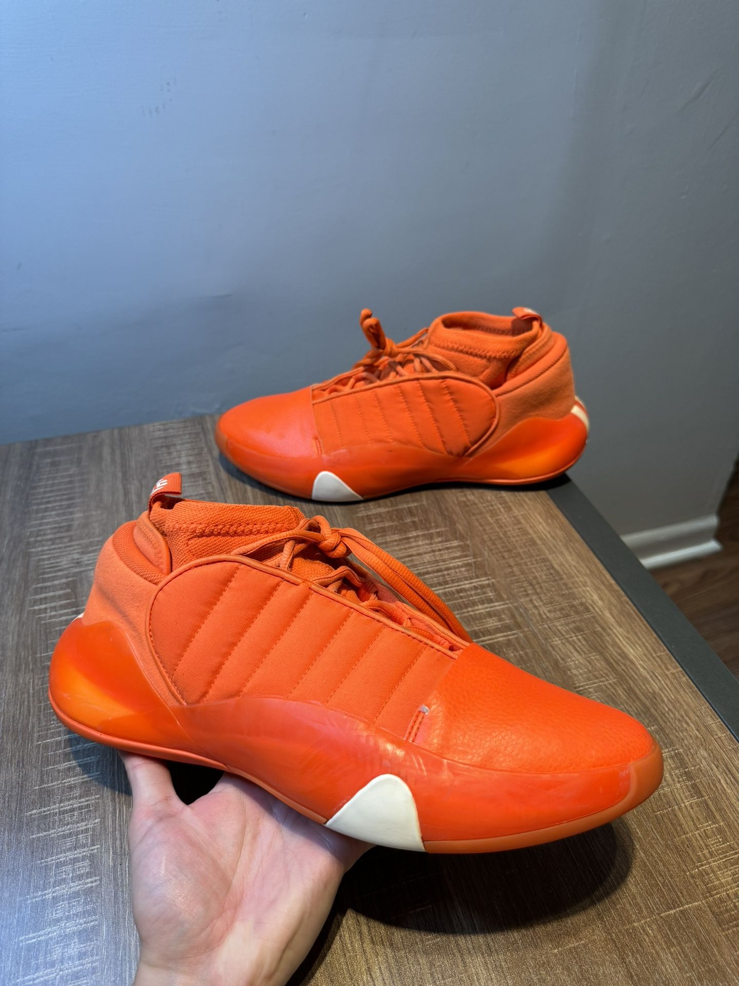 Adidas Harden Impact Size Orange Basketball Shoe Sneakers