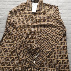 Fendi Mens Shirt Size L,XL