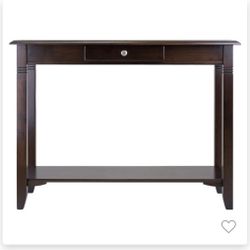 Nolan Console table with drawer cappuccino color
