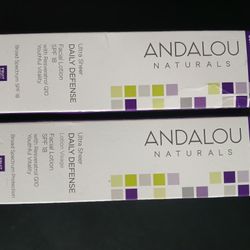 Andalou Naturals, Ultra sheer daily defense,
Facial lotion.