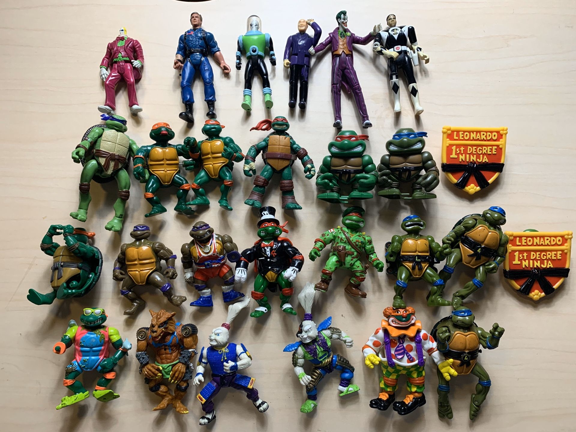 1980-1990's TMNT Action Figure Lot Collection