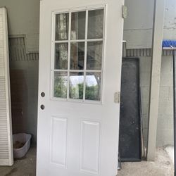 Metal Exterior Door36 Good Condition