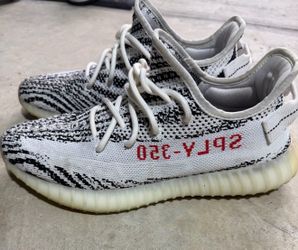 Size 9.5 Yeezy 350 - Zebras