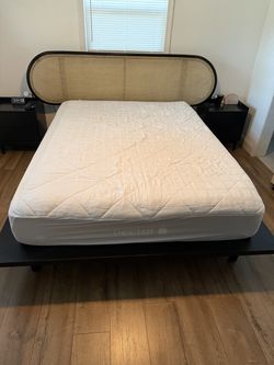 Crate & Barrel Queen Bed