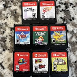 Super Mario 3D world Odyssey Deluxe Smash Bros ultimate Zelda Pokemon pikachu Nintendo switch