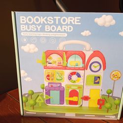Bookstore Busy Board - Early Learning Toy