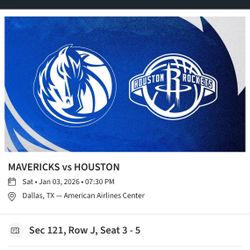 Dallas mavericks Vs Houston Rockets 