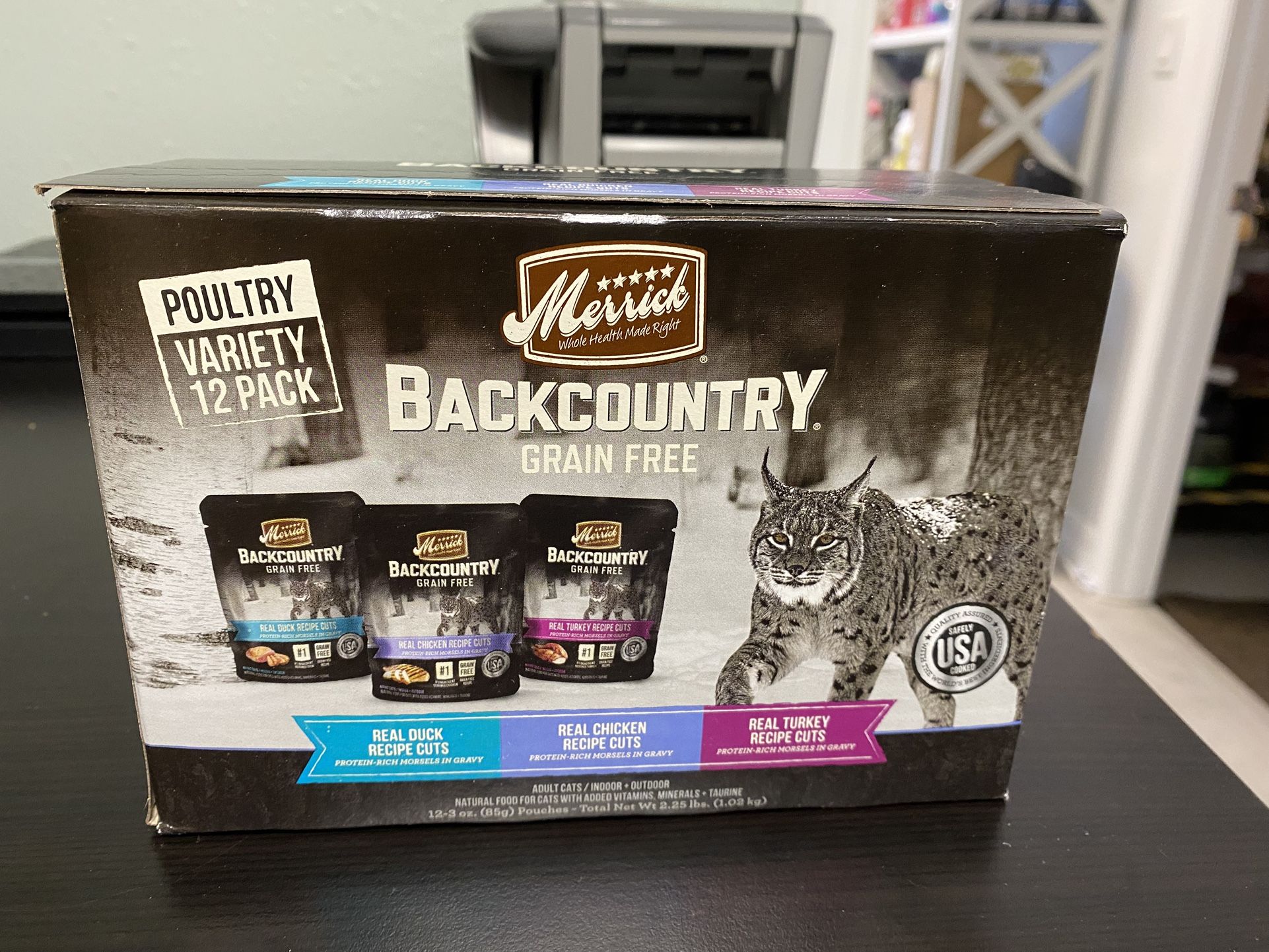 New Merrill Backcountry Grain/gulten Free Wet Cat Food
