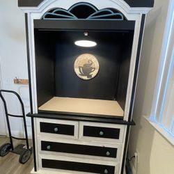 Armoire Coffee Hutch