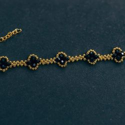 Handmade Glass Bead Bracelet 