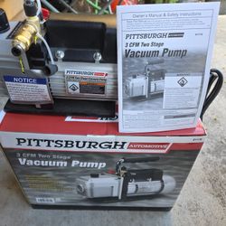 3 CFM 2 STAGE VACUUM PUMP PITTSBURGH