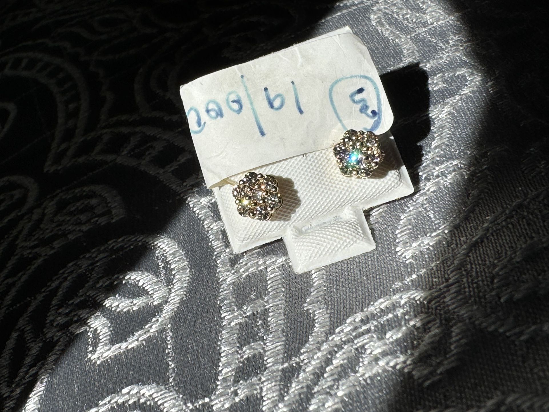 Real Diamonds 14k Gold Earrings