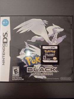 Pokemon Black Nintendo DS
